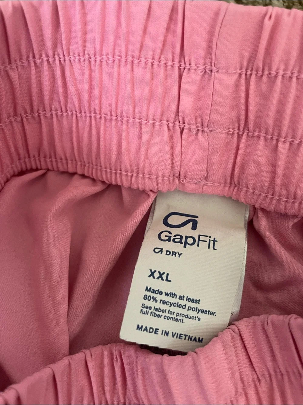 GAP Pink Girls Athletic Elastic-Waist Shorts